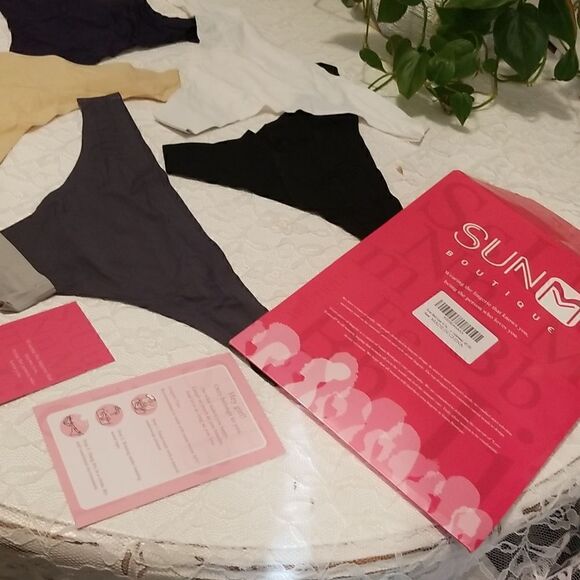 Seamless Thongs for Women No Show Thongs Nylon Stretch Thong Panti - Picture 5 of 16